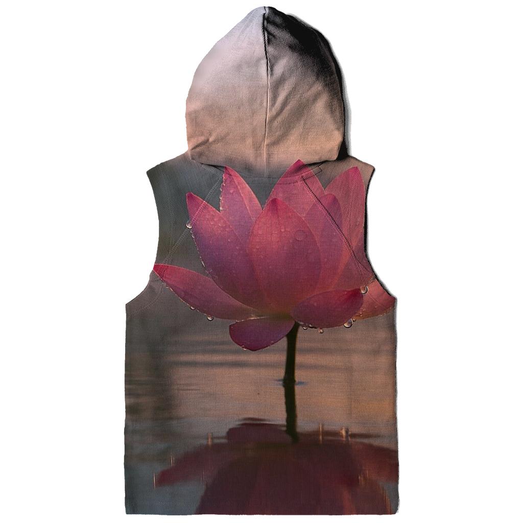 Lotus Pond Dawn Reflection heavyweight hoodies