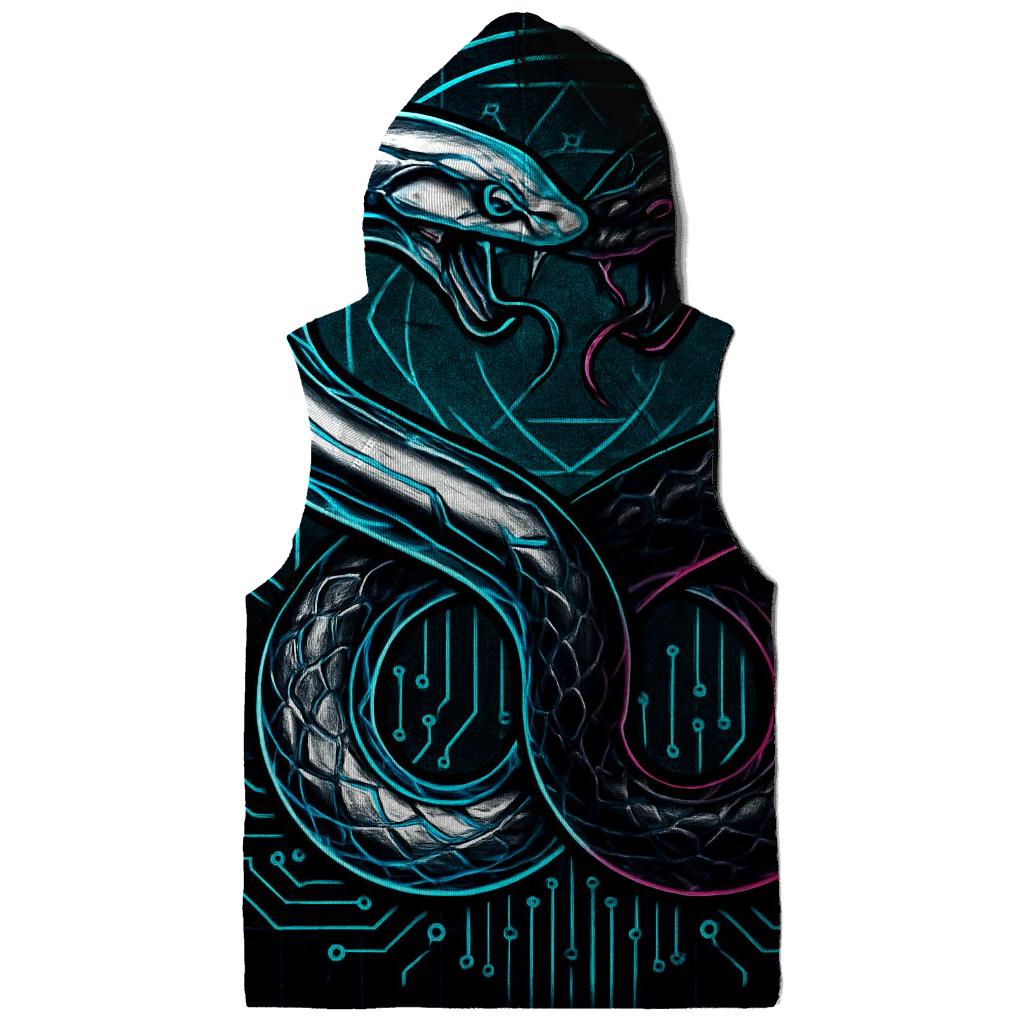 Binary Twin Ouroboros lightweight hoodies