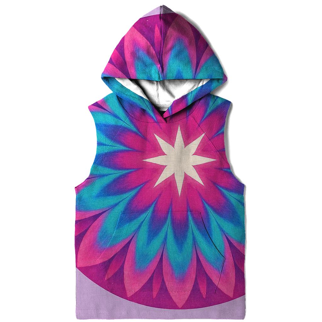 Magenta Mandala Sunburst graphic hoodies
