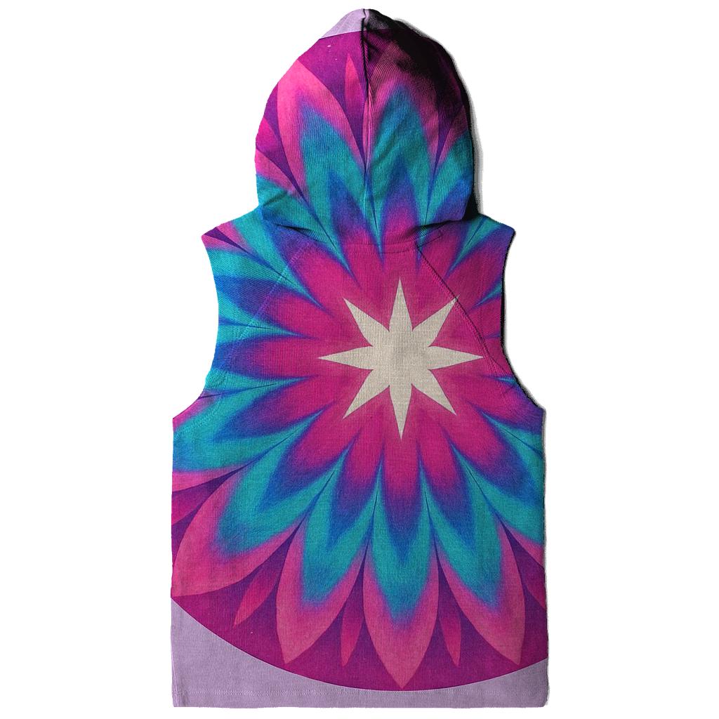 Magenta Mandala Sunburst graphic hoodies