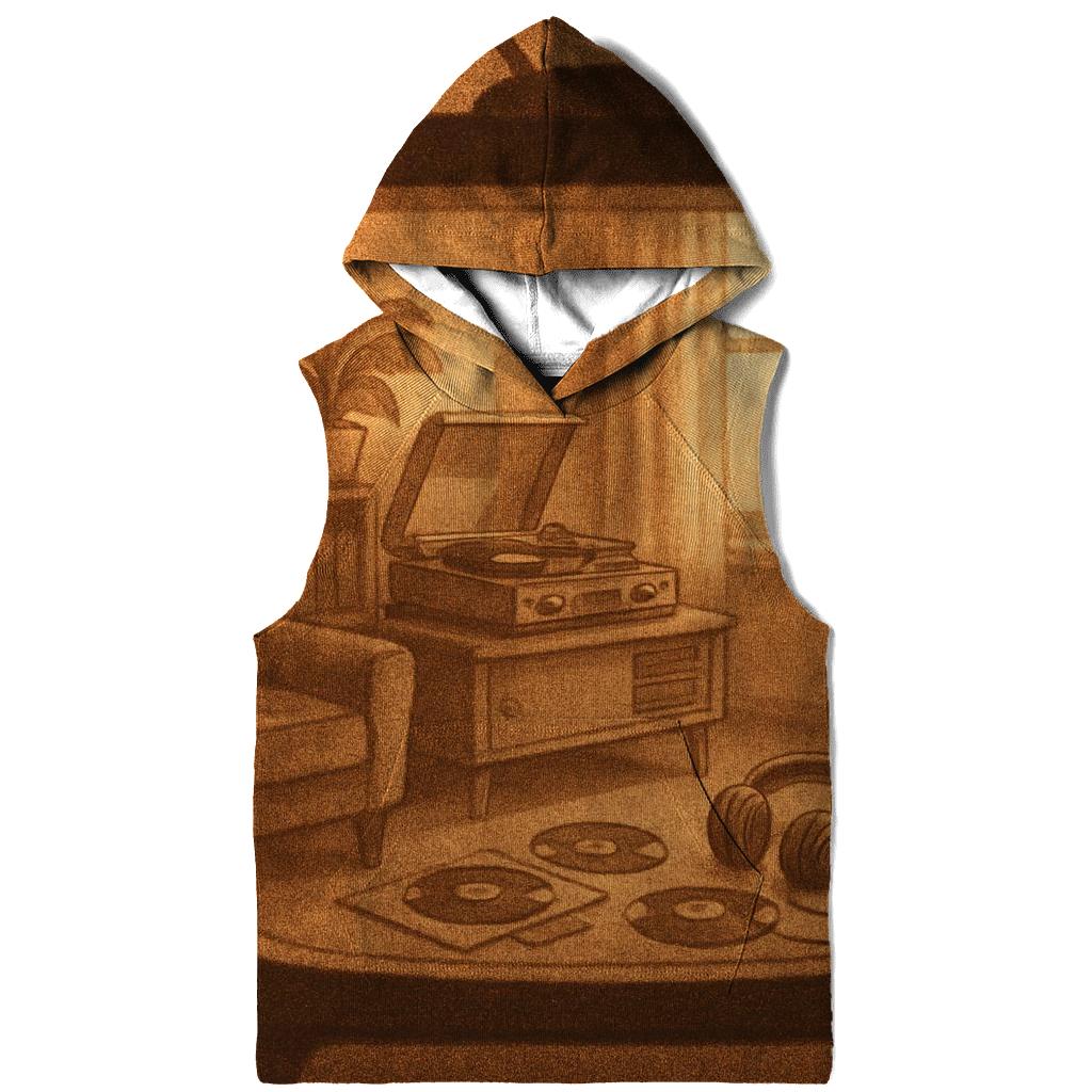 Retro TV Music Room graphic hoodies