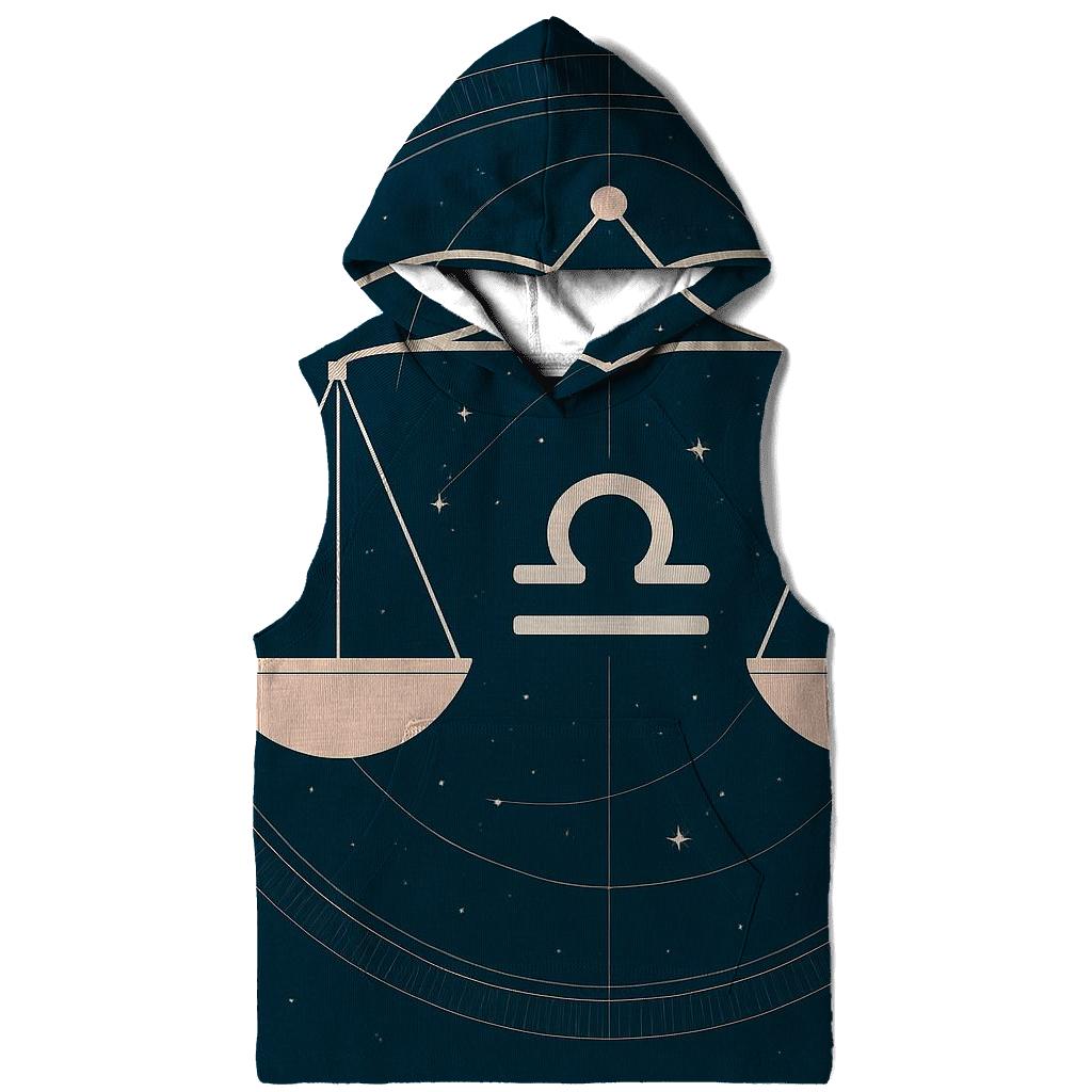 Libra Celestial Scales Diagram lightweight hoodies