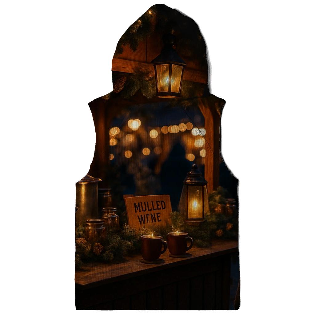 Market Stall With Mulled Wine hoodies fashion