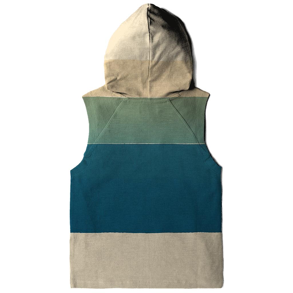 Horizon Lagoon Stripes pullover hoodies