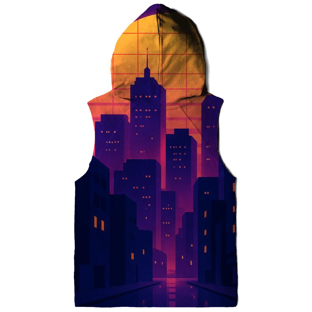 Synthwave Skyline hoodie styles