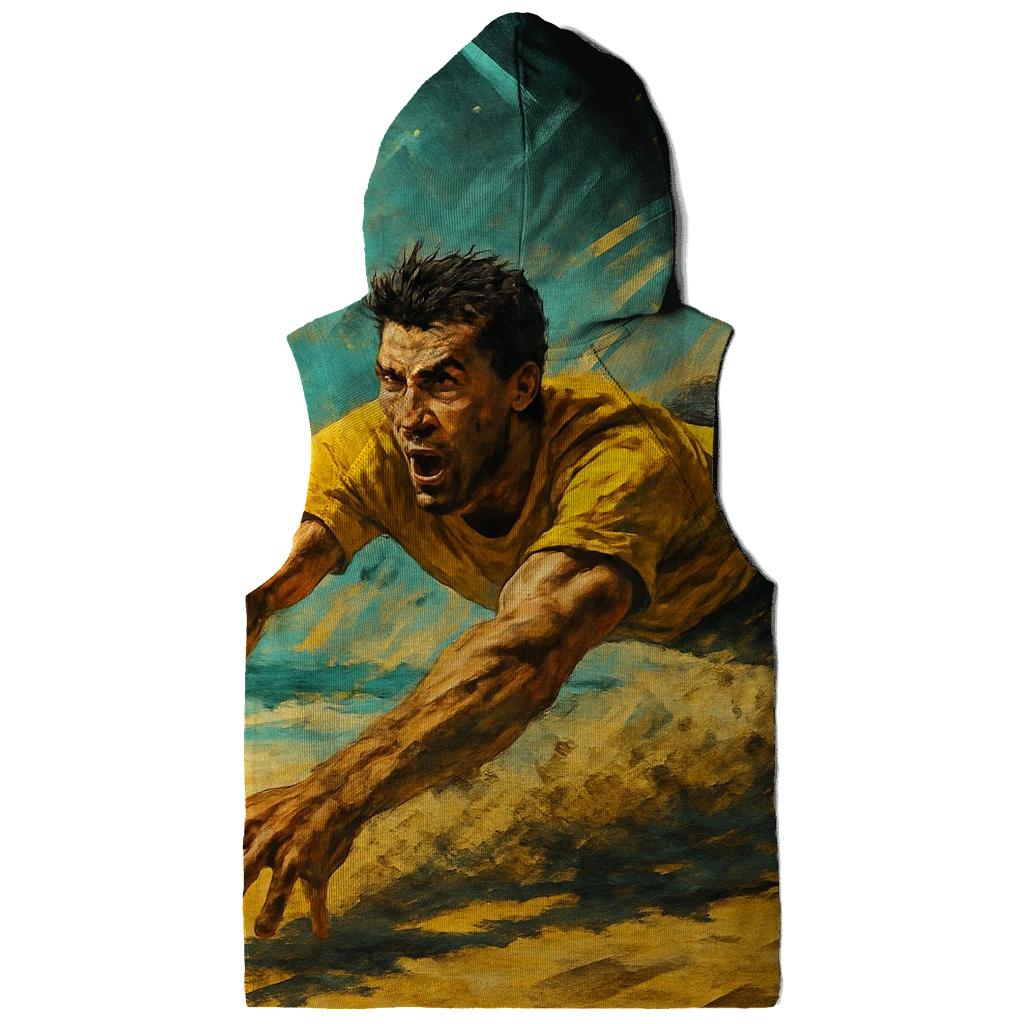 Volleyball Sandstorm Energy graphic hoodies