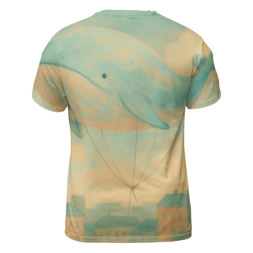 Surreal Balloon Whale artistic all-over print tops