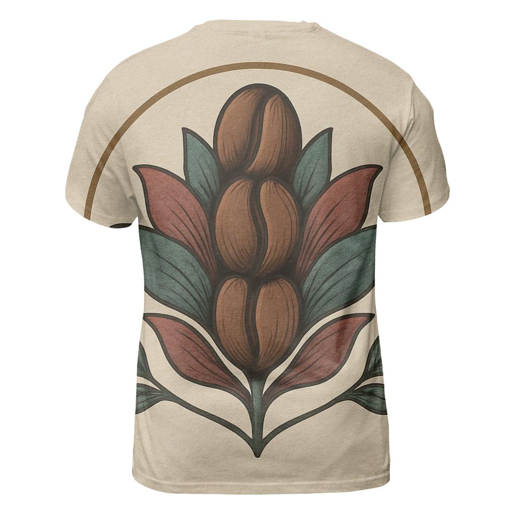 Bean Bloom Emblem custom all-over print shirts