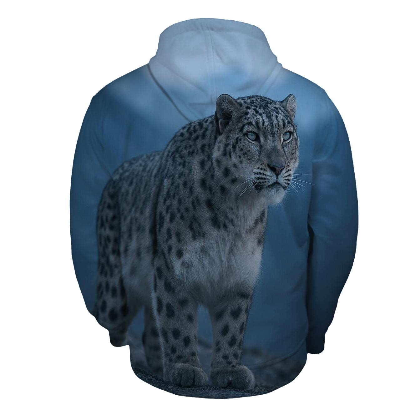 Ridge Ghost Snow Leopard zip-up hoodies