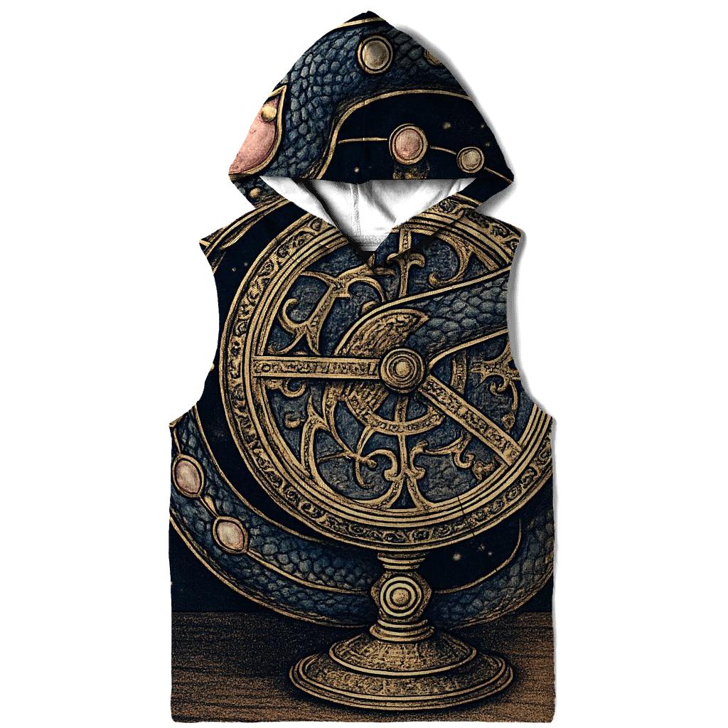 Stargazer Ouroboros Talisman printed hoodies
