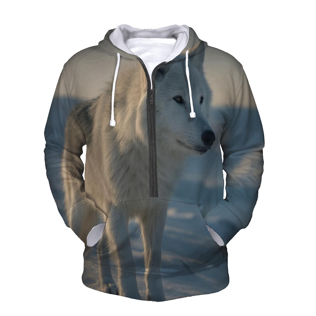 Arctic Alpha At Dusk premium hoodies