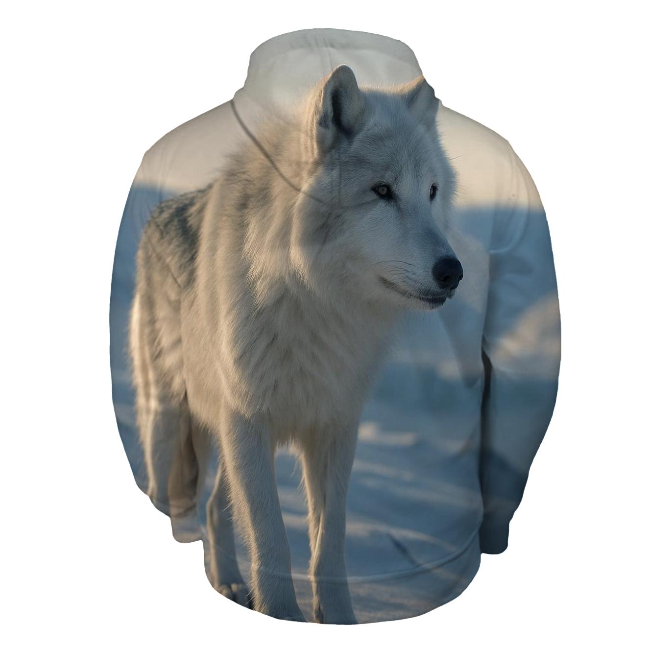 Arctic Alpha At Dusk premium hoodies