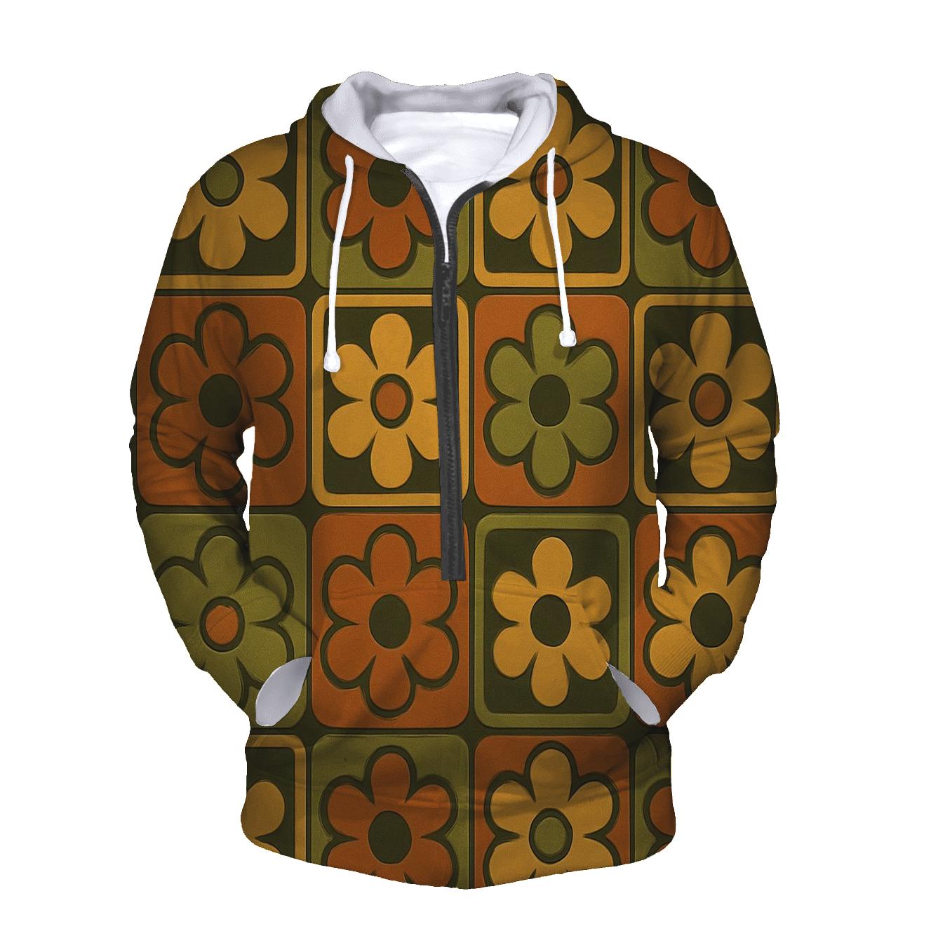 Funky Flower Medallions hoodies fashion