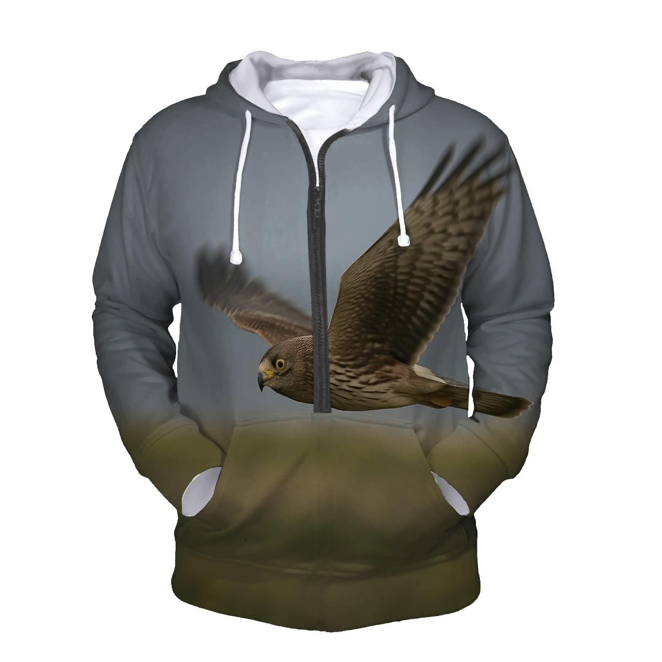 Pelagic Harrier Hunt zip-up hoodies