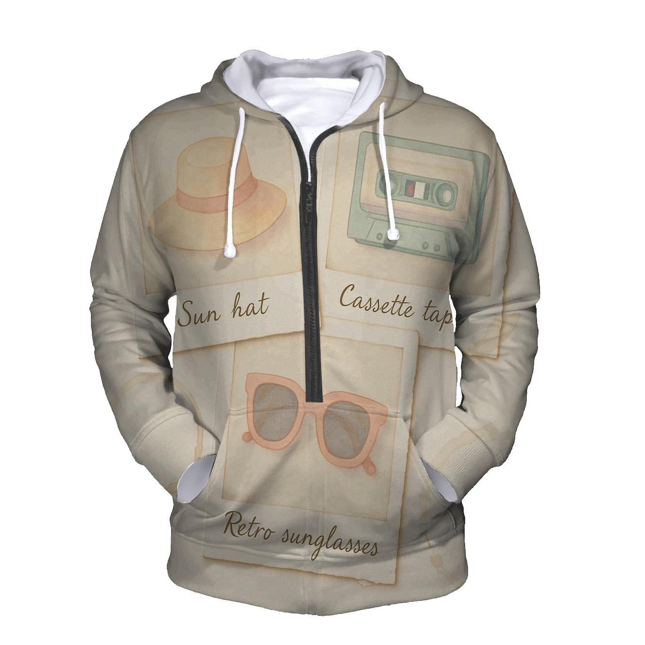 Polaroid Summer Collage custom hoodies