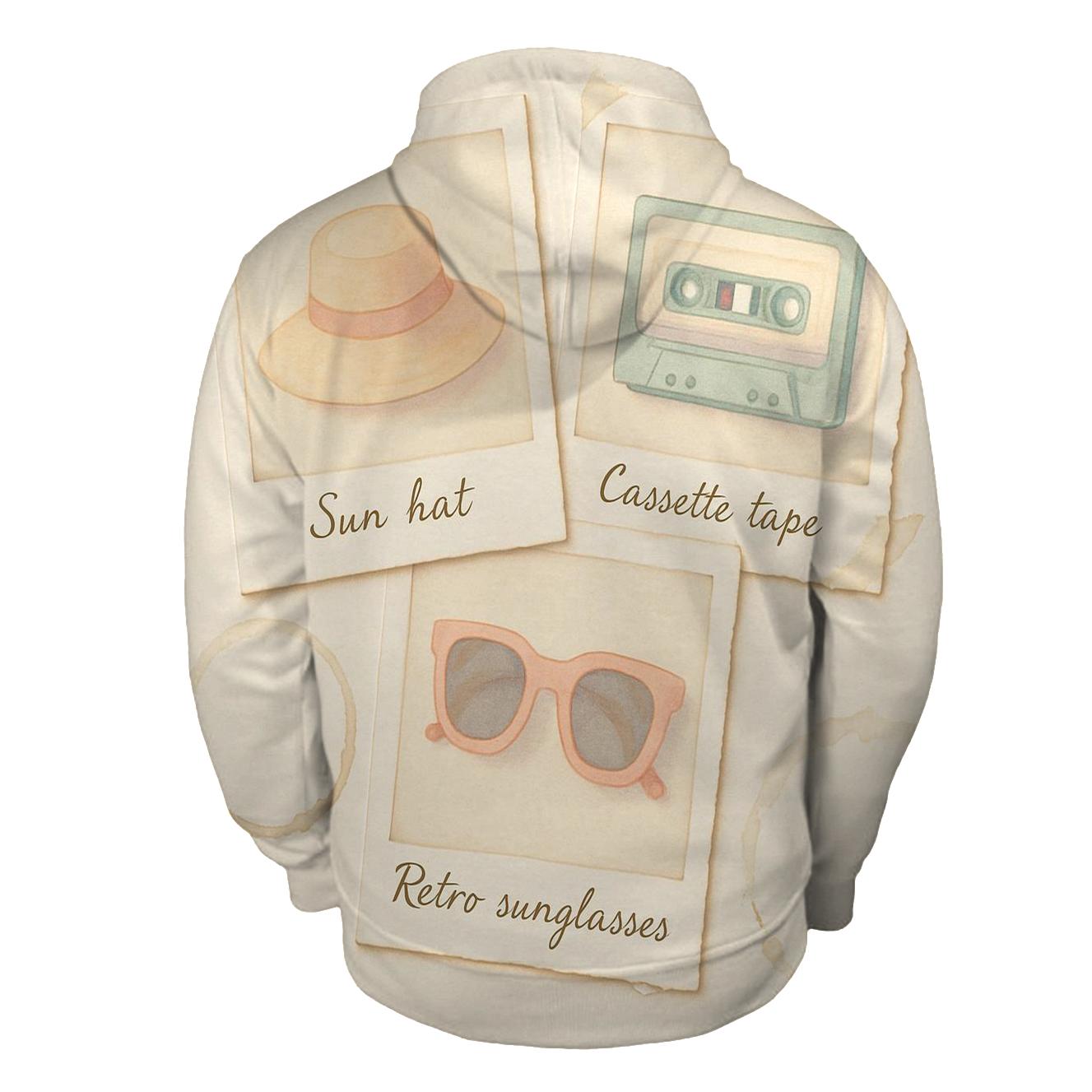 Polaroid Summer Collage custom hoodies