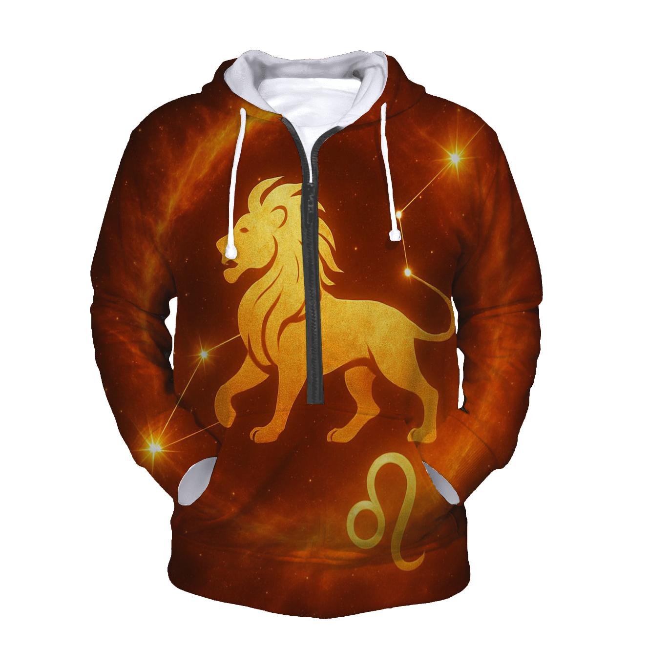 Leo Solar Flare Herald embroidered hoodies