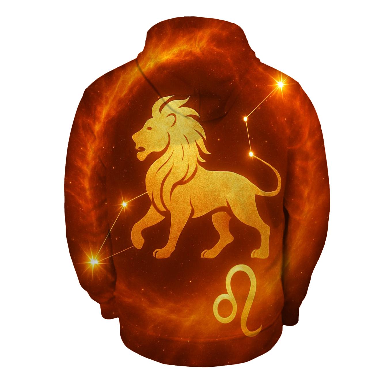 Leo Solar Flare Herald embroidered hoodies