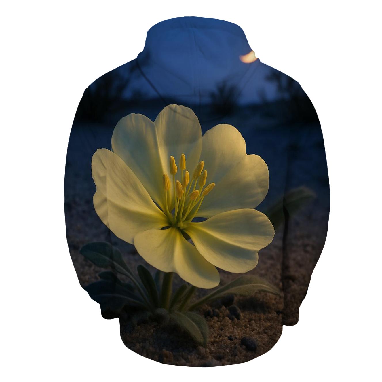 Desert Evening Bloom Crescent lightweight hoodies