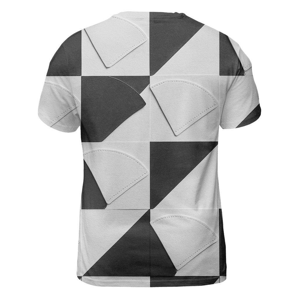 Filter Grid Pattern creative print fashion shirts