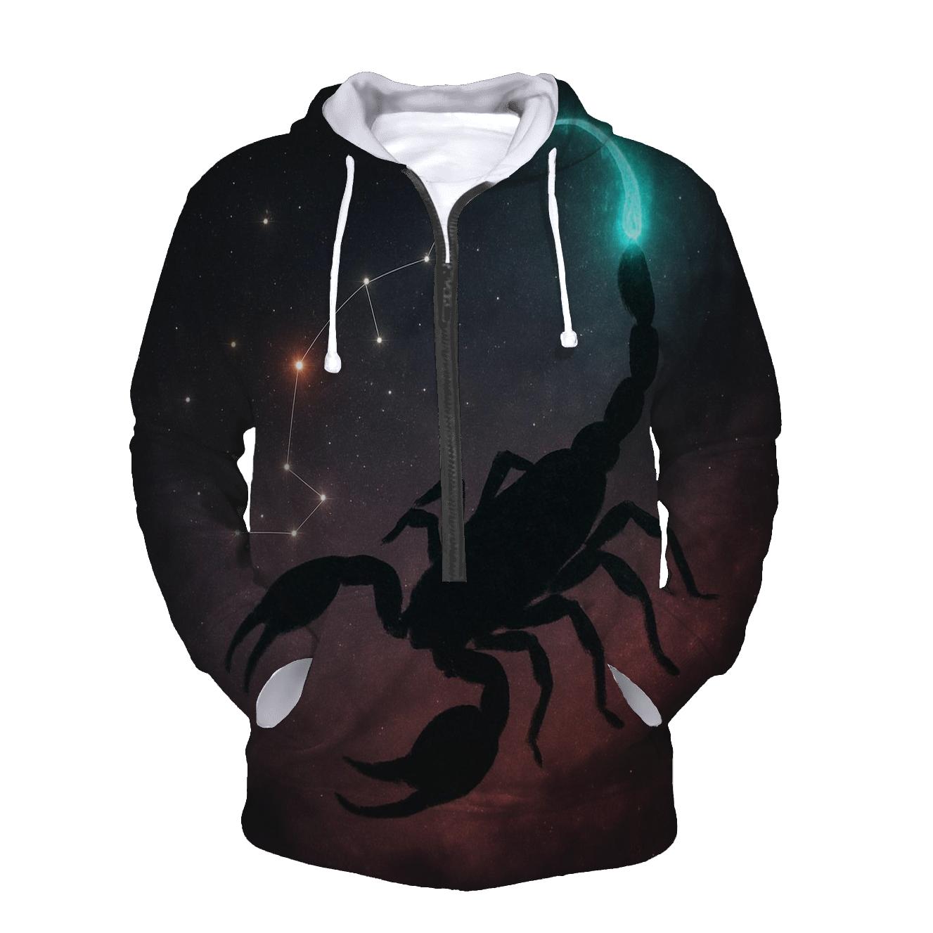 Scorpio Galactic Scorpion hoodie designs