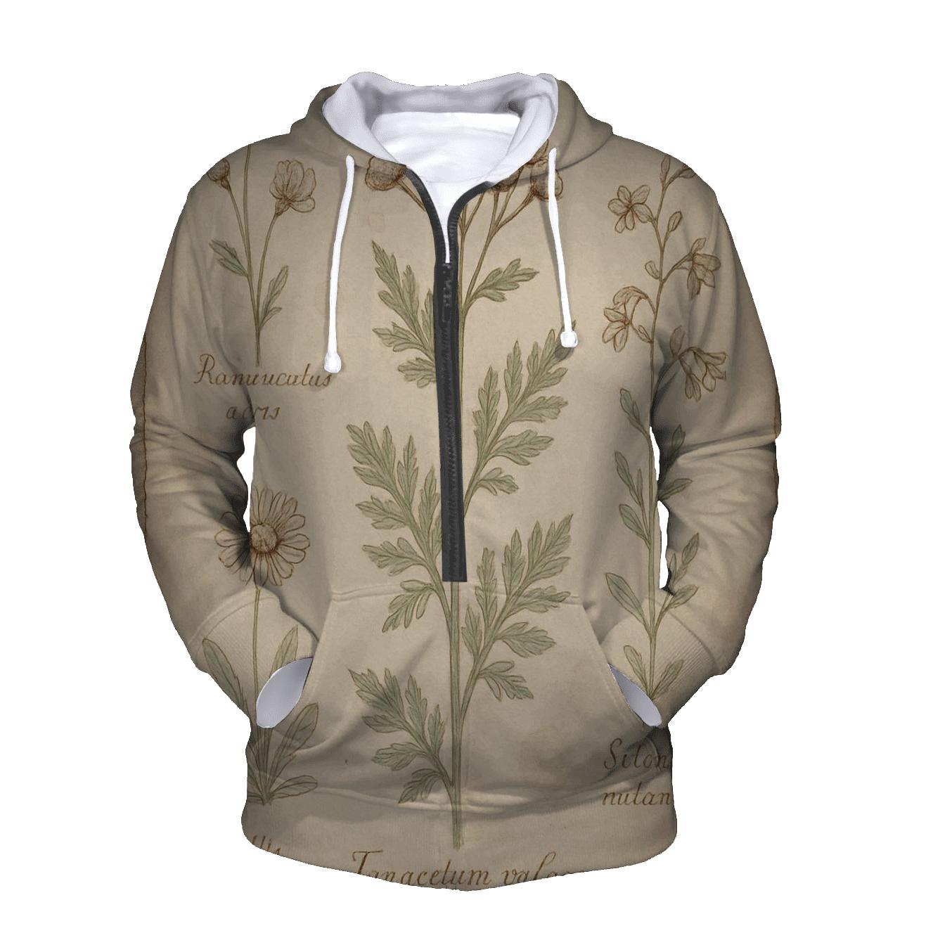 Faded Botanical Field Study pullover hoodies