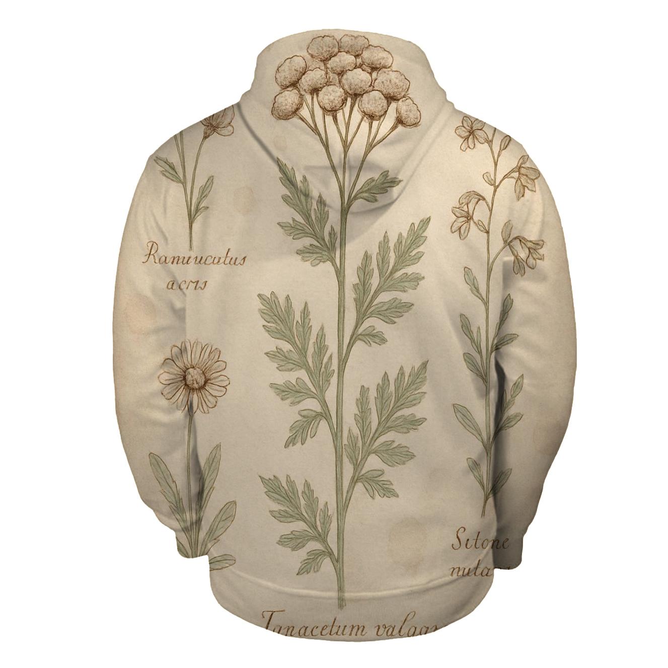 Faded Botanical Field Study pullover hoodies