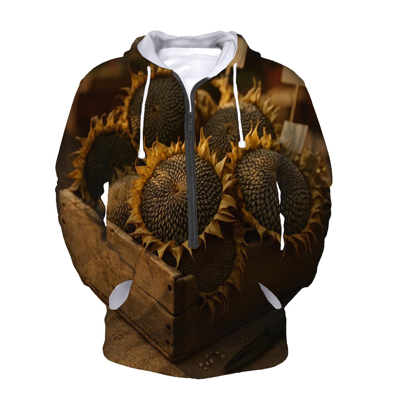 Heirloom Sunflower Seed Exchange printed hoodies