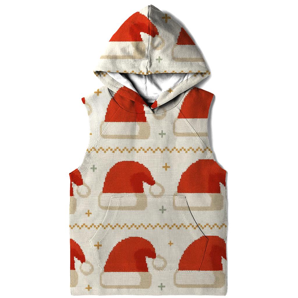 Santa Hat Scatter Bands Design lightweight hoodies