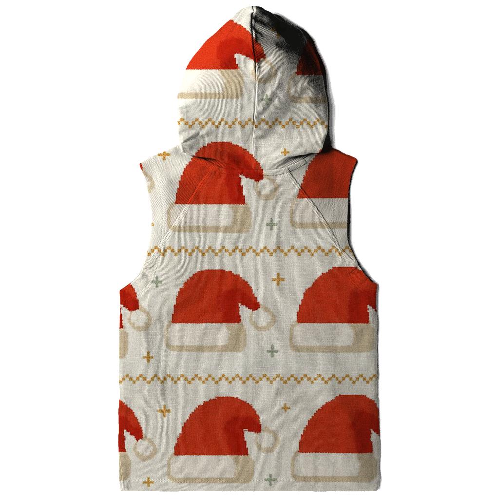 Santa Hat Scatter Bands Design lightweight hoodies