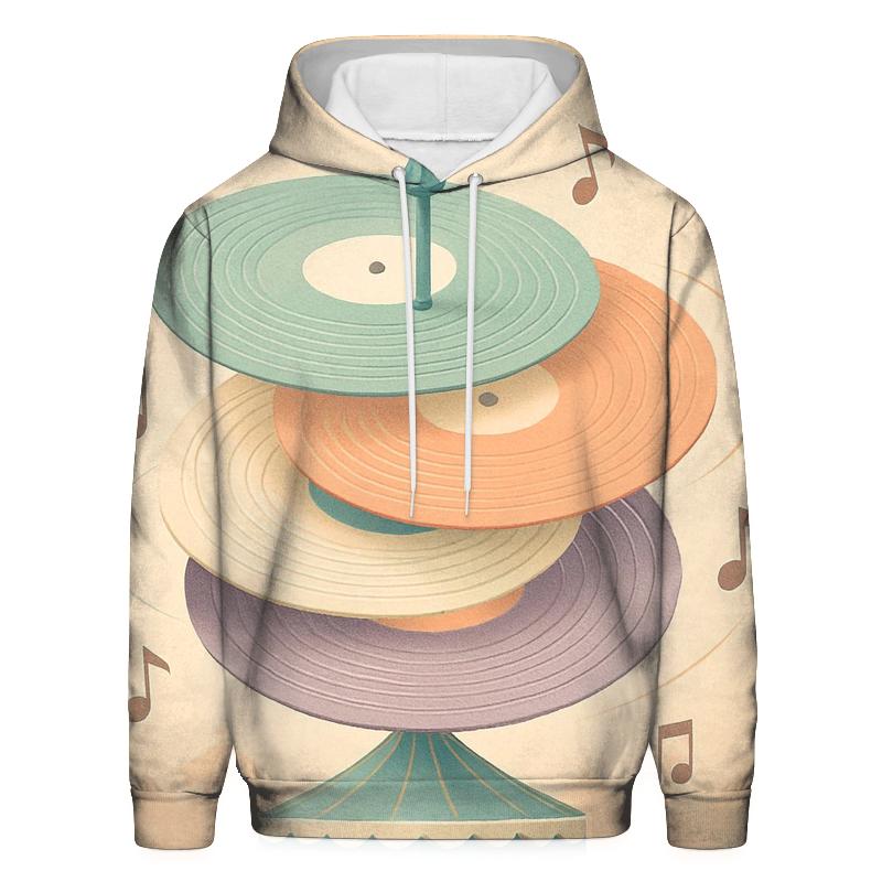 Vinyl Spiral Carousel designer hoodies