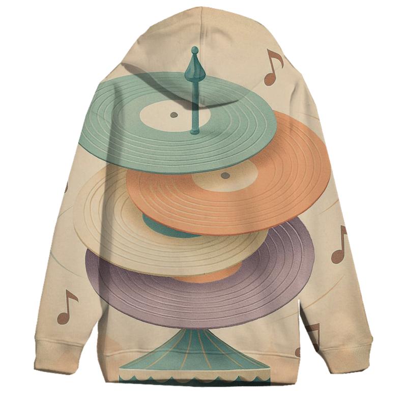 Vinyl Spiral Carousel designer hoodies