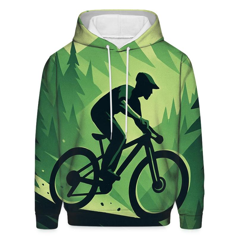 Mountain Bike Trail Geometry hoodie designs