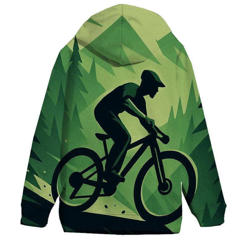 Mountain Bike Trail Geometry hoodie designs