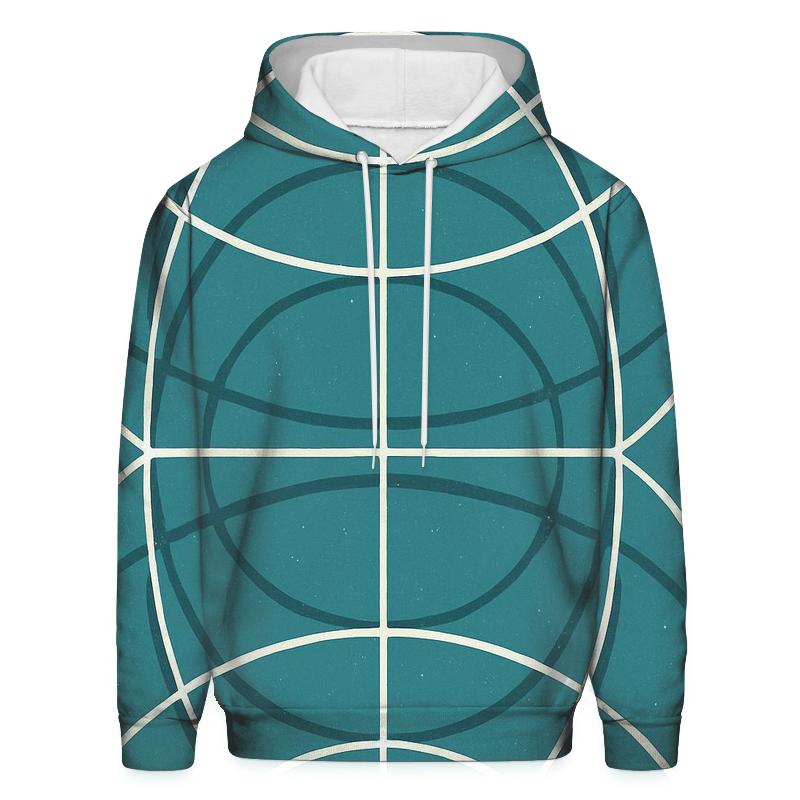 Gravitational-Lens Arc Grid premium hoodies