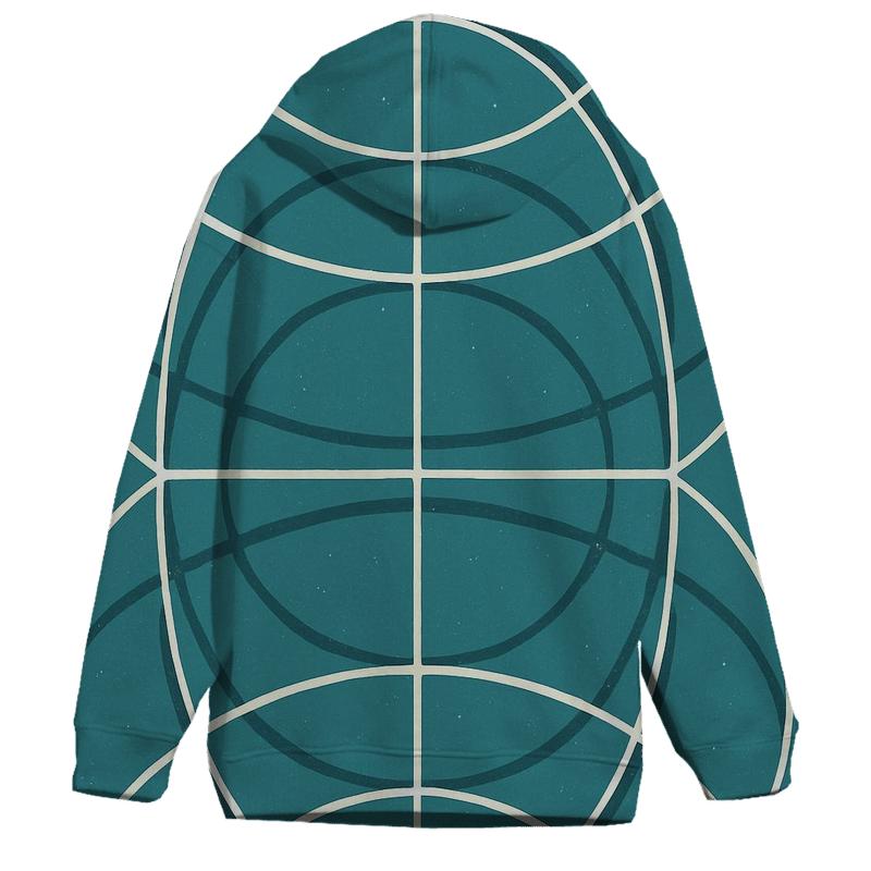 Gravitational-Lens Arc Grid premium hoodies