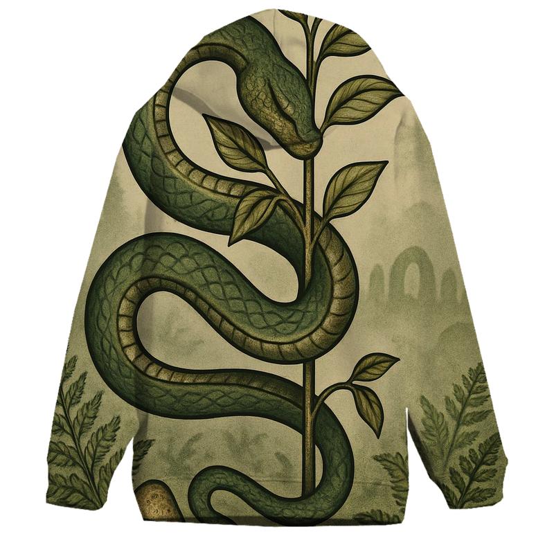 Forest Healer Ouroboros embroidered hoodies