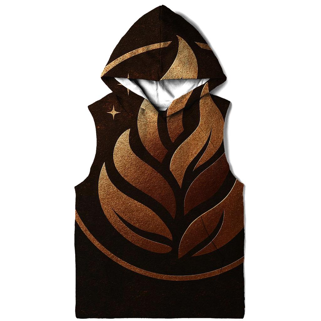 Roast Flame Emblem embroidered hoodies