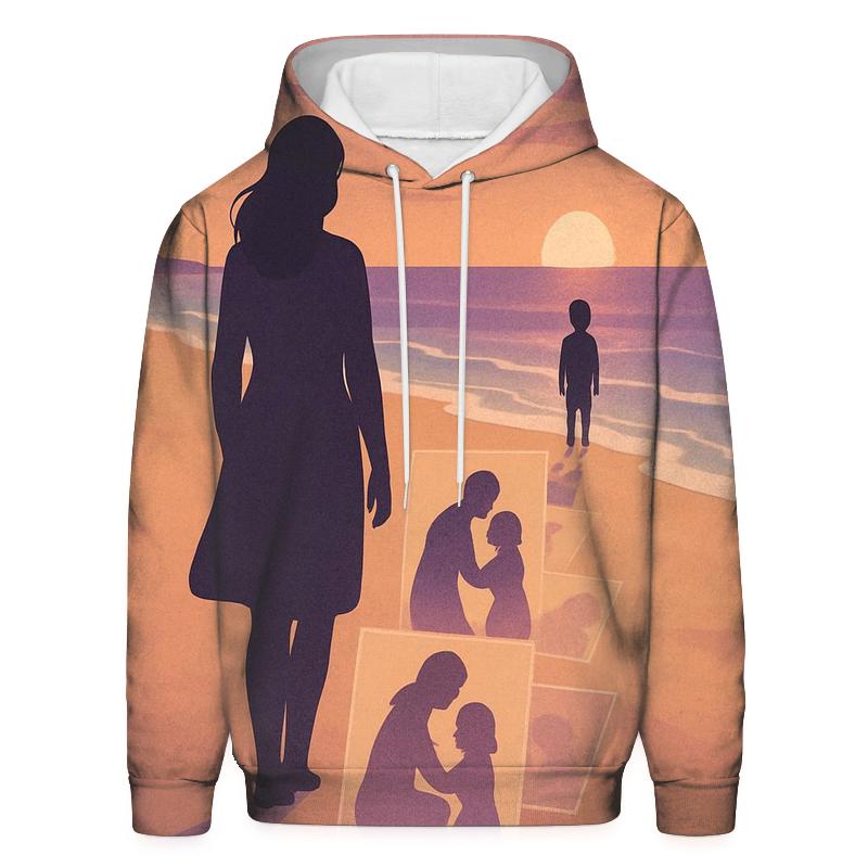 Footprints In The Heart heavyweight hoodies