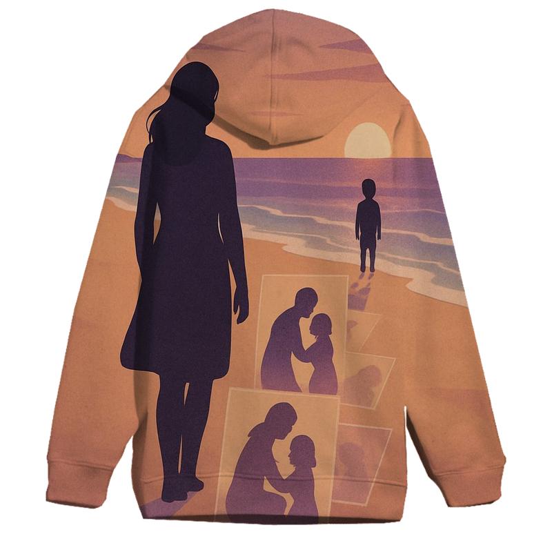 Footprints In The Heart heavyweight hoodies