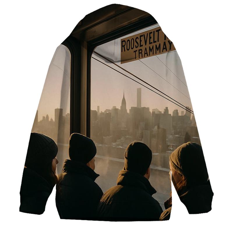 Winter Solstice From Roosevelt Island Tram lightweight hoodies