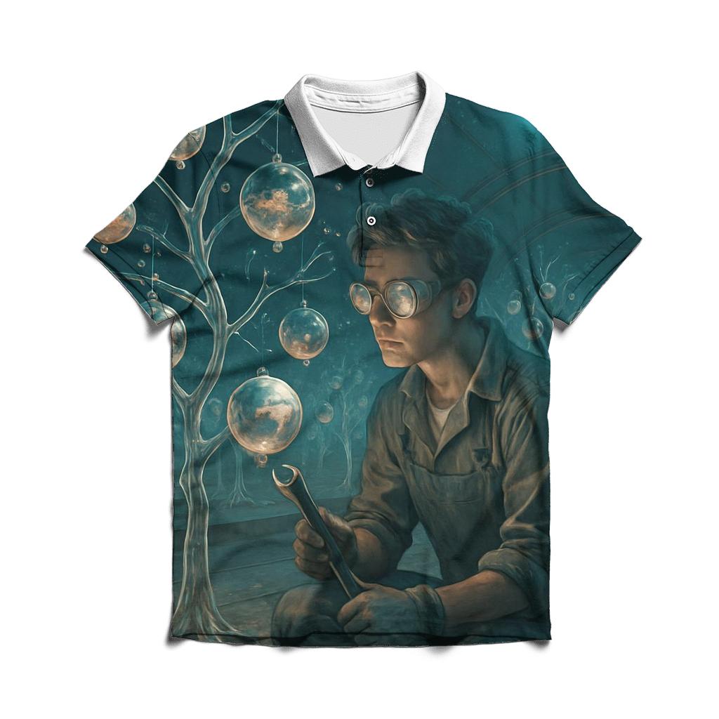 Glass Orchard Mechanic stylish collar polo tees