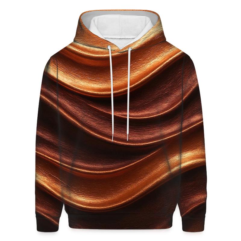Bronze Ripple Couture pullover hoodies
