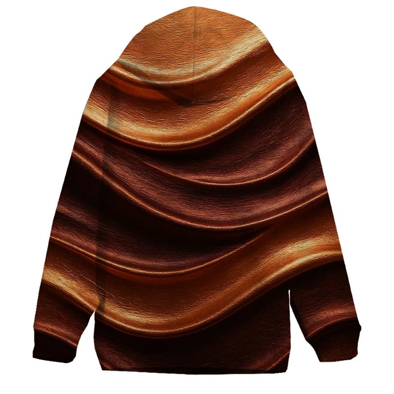 Bronze Ripple Couture pullover hoodies