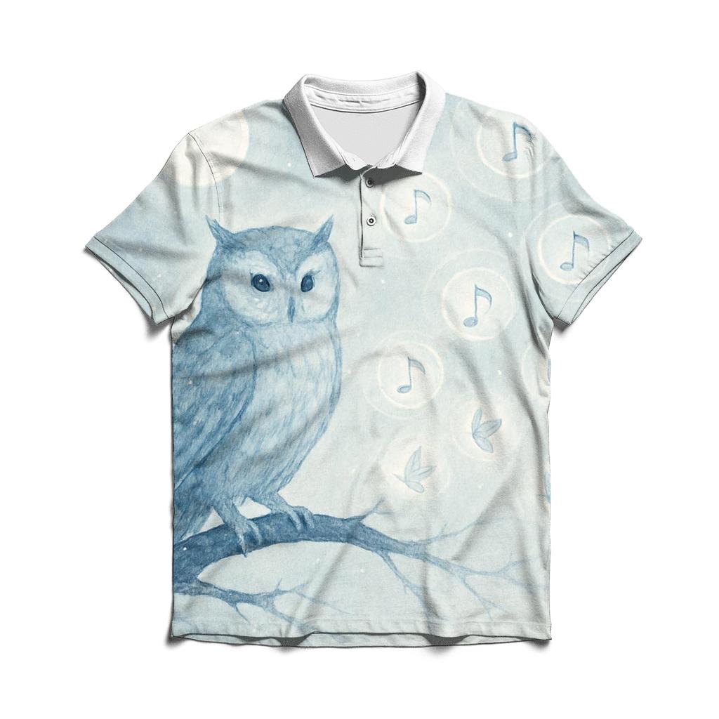 Echo Lantern Owl personalized polo shirts