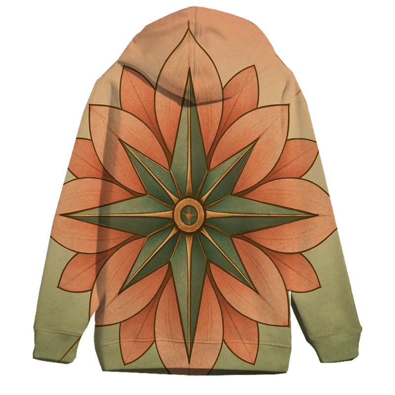 Horizon Compass Bloom hoodie trends