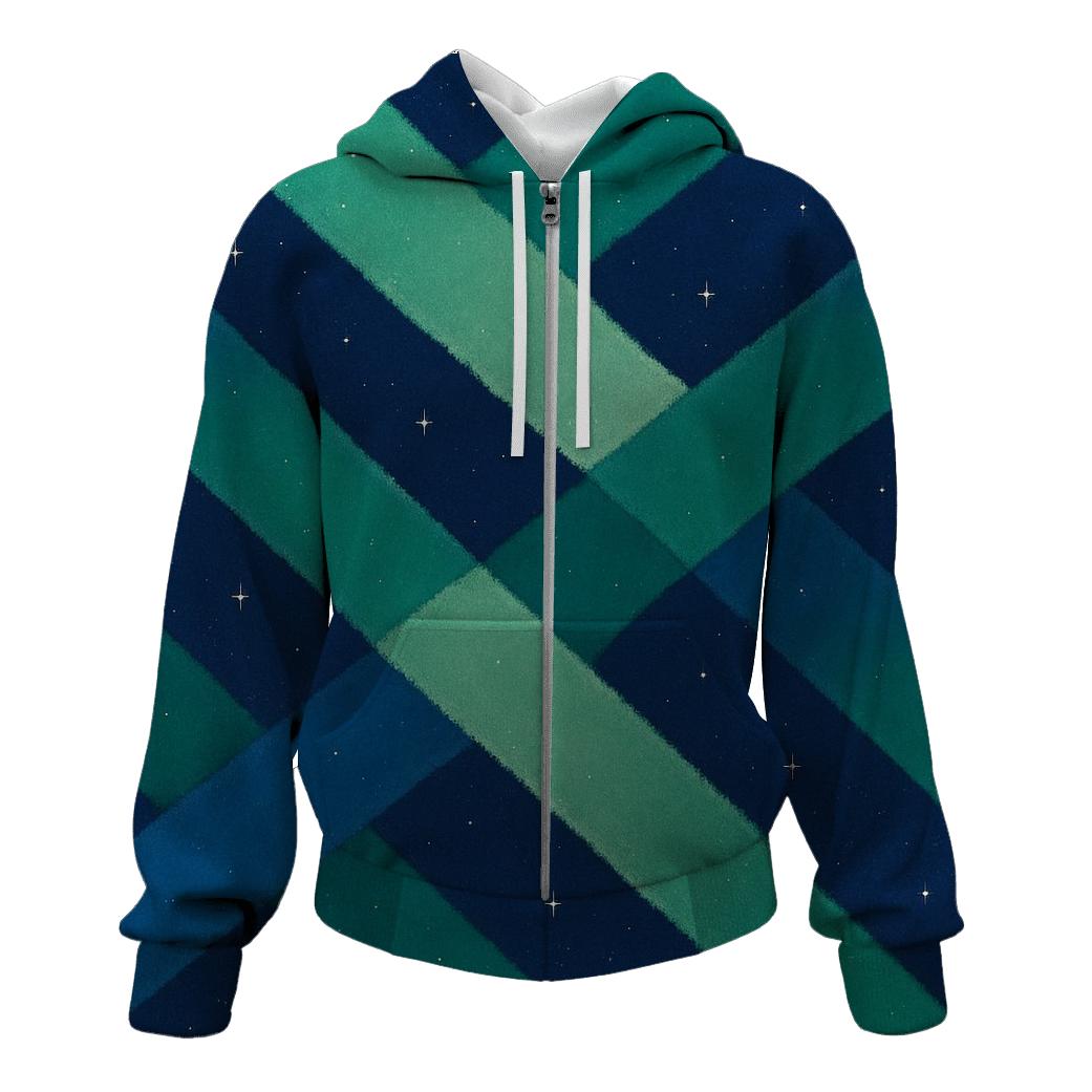 Aurora Curtain Drift custom hoodies