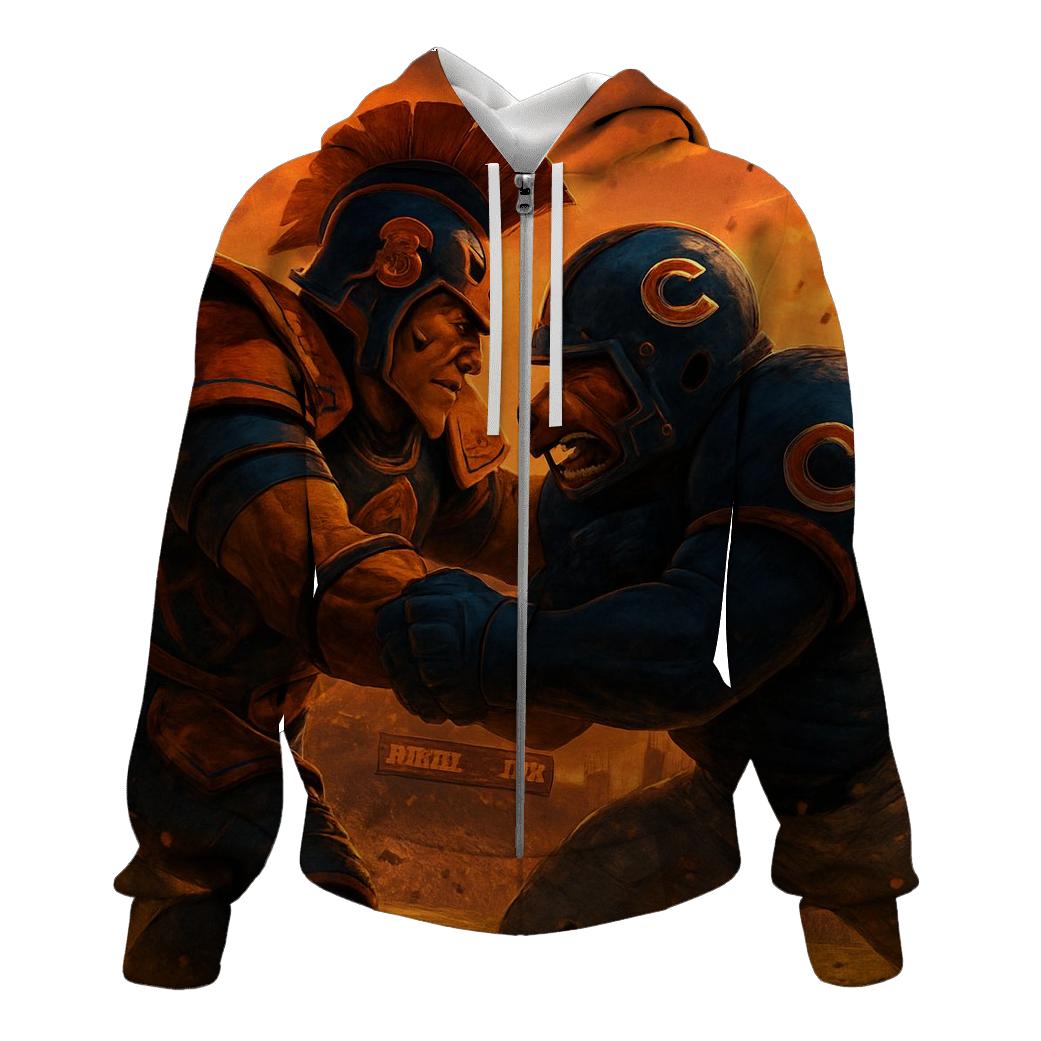 Sunset Gridiron Showdown hoodie designs