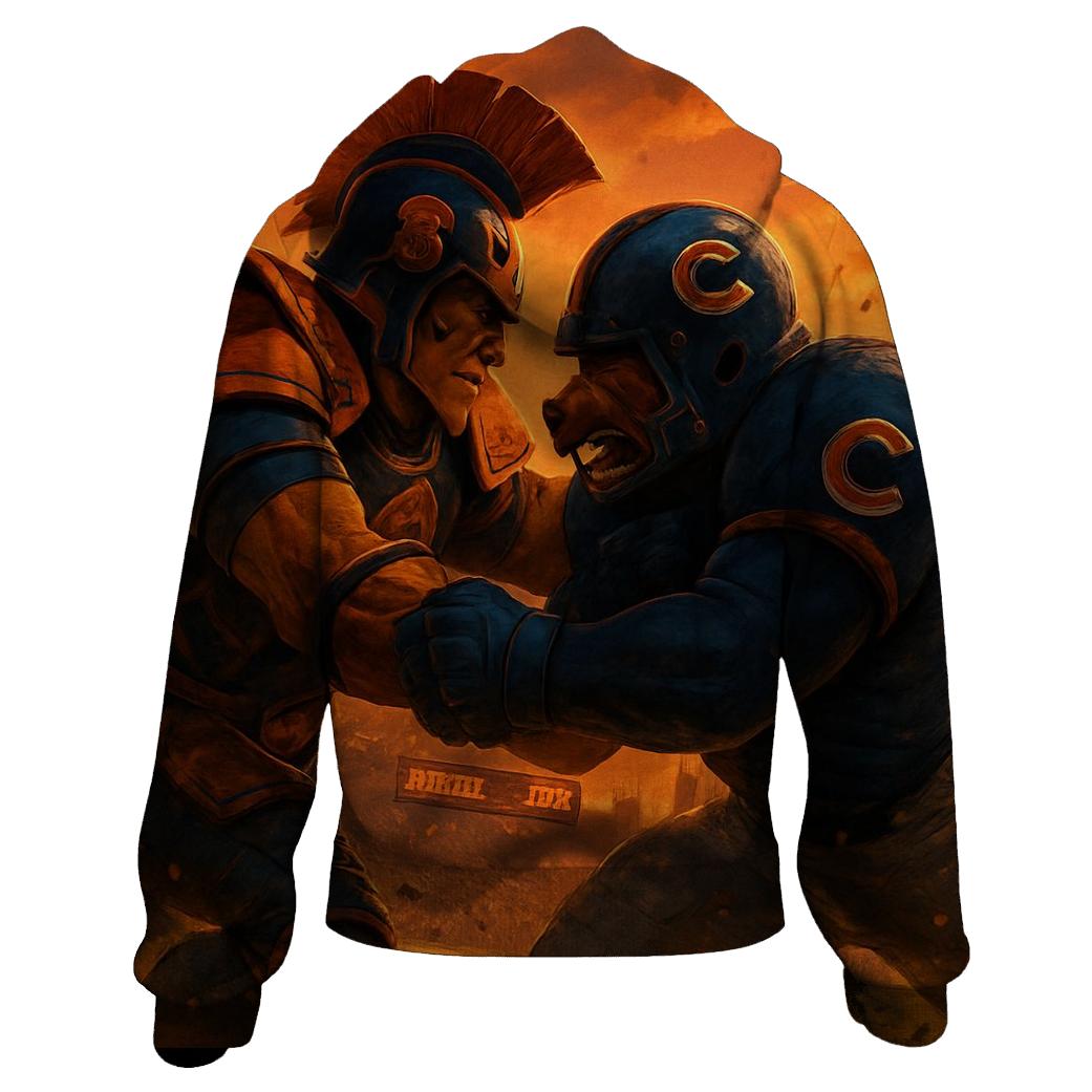 Sunset Gridiron Showdown hoodie designs
