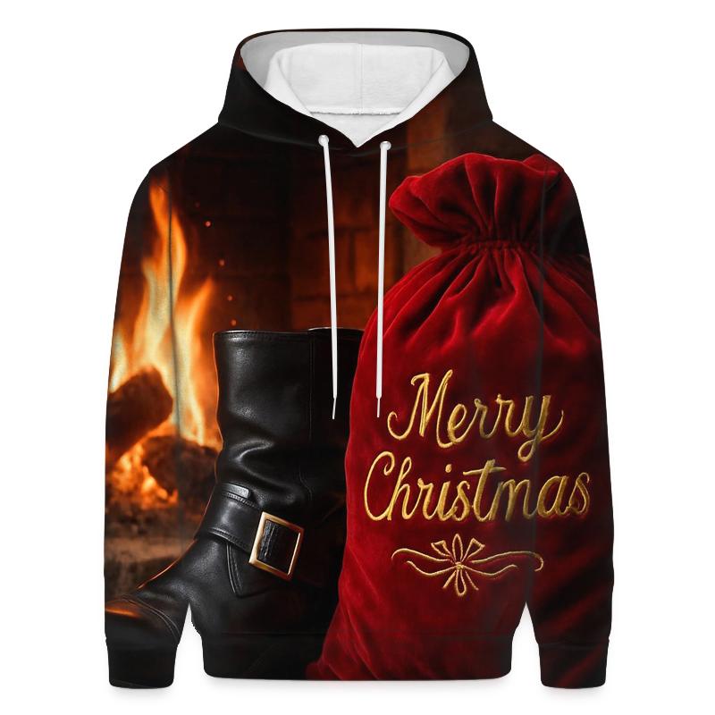 Santa Boots By Hearth graphic hoodies